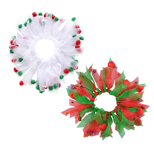 GRIRIW 2stücke Weihnachts-hundehalsband Mit Dekorativem Design Für Partys Und Feiertage Elastisch Und Für Haustiere Für Und Besondere Anlässe GRIRIW 2stücke Weihnachts-hundehalsband Mit Dekorativem Design Für Partys Und Feiertage Elastisch Und Für Haustiere Für Und Besondere Anlässe von GRIRIW
