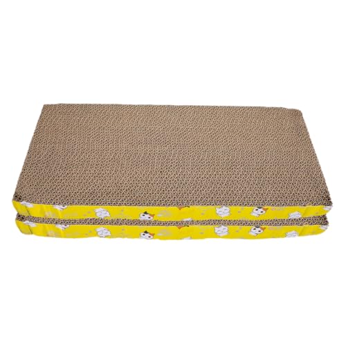 GRIRIW 2 Stück Katzen Kratzbrett aus Wellpappe Multifunktionales und Schlafplatz für Katzen Langlebiges und Sicheres Kratzpad zur Möbel und Spielsicherung GRIRIW 2 Stück Katzen Kratzbrett aus Wellpappe Multifunktionales und Schlafplatz für Katzen Langlebiges und Sicheres Kratzpad zur Möbel und Spielsicherung von GRIRIW