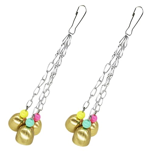 GRIRIW 2 Stück Papageien Glockenspielzeug Für Haustier Vogelkäfig Zubehör Spiel Papageienspielzeug Kleine Vögel Papageien Hängendes Glockenspielzeug Vogelspielzeug GRIRIW 2 Stück Papageien Glockenspielzeug Für Haustier Vogelkäfig Zubehör Spiel Papageienspielzeug Kleine Vögel Papageien Hängendes Glockenspielzeug Vogelspielzeug von GRIRIW