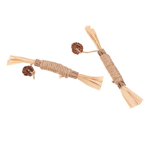 GRIRIW 2stücke Katzenminze Sticks Aus Silvervine Natürliche Kaustäbchen Zur Zahnreinigung Und Molarpflege Für Katzen Lang Spielzeug Für Gesunde Und Glückliche Katzen GRIRIW 2stücke Katzenminze Sticks Aus Silvervine Natürliche Kaustäbchen Zur Zahnreinigung Und Molarpflege Für Katzen Lang Spielzeug Für Gesunde Und Glückliche Katzen von GRIRIW
