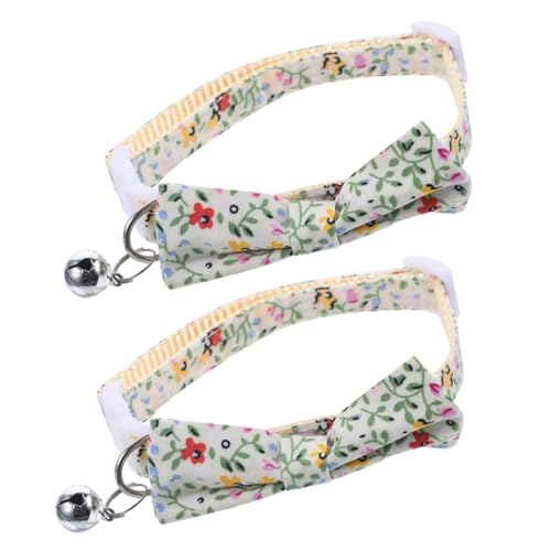 GRIRIW Schickes Katzenhalsband Mit Fliege Und Glöckchen 2er-Pack Bequemes Und Hautfreundliches Haustierhalsband Für Katzen Kätzchen Fotografie Veranstaltungen Feiertage Geburtstage GRIRIW Schickes Katzenhalsband Mit Fliege Und Glöckchen 2er-Pack Bequemes Und Hautfreundliches Haustierhalsband Für Katzen Kätzchen Fotografie Veranstaltungen Feiertage Geburtstage von GRIRIW