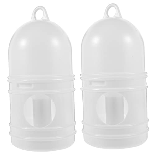 GRIRIW 2 Stücke Tauben Trinkbrunnen Vogelfutterhaus für Käfig Wasserflaschen Tauben-Weithalssauger Huhn wasserbecken wasserwanne Vogelkäfig Wasserbecher Vögel Wasserbecher Plastik Weiß GRIRIW 2 Stücke Tauben Trinkbrunnen Vogelfutterhaus für Käfig Wasserflaschen Tauben-Weithalssauger Huhn wasserbecken wasserwanne Vogelkäfig Wasserbecher Vögel Wasserbecher Plastik Weiß von GRIRIW