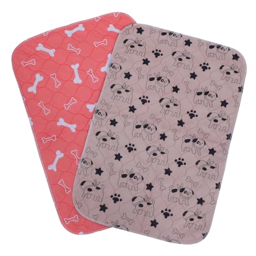 GRIRIW 2 Stücke Waschbare Hund Pee Pads Wiederverwendbare Pee Pad wasserdichte Welpen Touty Training Pad GRIRIW 2 Stücke Waschbare Hund Pee Pads Wiederverwendbare Pee Pad wasserdichte Welpen Touty Training Pad von GRIRIW