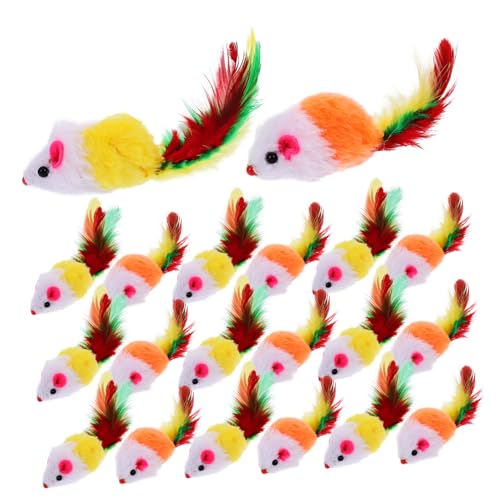 GRIRIW 20 STK Katzenspielzeug interaktives Spielzeug funnytoys neugierig Plüsch-Mäuse-Spielzeug Plüschtier Spielzeuge Spielzeug für Haustiere Fellrasselnde Mäuse Kätzchen Hauskatze GRIRIW 20 STK Katzenspielzeug interaktives Spielzeug funnytoys neugierig Plüsch-Mäuse-Spielzeug Plüschtier Spielzeuge Spielzeug für Haustiere Fellrasselnde Mäuse Kätzchen Hauskatze von GRIRIW