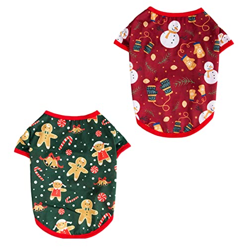 GRIRIW 2St Haustier-Weihnachtskleidung Hundespielzeug Halloween-Kostüme für Hunde Puffer Weihnachts hundepullover Katzenpullover Weihnachten Weihnachtskleidung für Haustiere Welpenkostüm GRIRIW 2St Haustier-Weihnachtskleidung Hundespielzeug Halloween-Kostüme für Hunde Puffer Weihnachts hundepullover Katzenpullover Weihnachten Weihnachtskleidung für Haustiere Welpenkostüm von GRIRIW