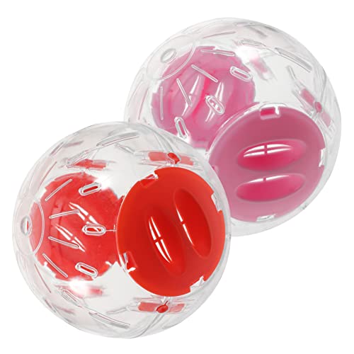 GRIRIW 2er-Pack Übungsbälle für Zwerghamster Zum Laufen für Kleintiere Spielzeug Chinchilla-laufbälle 14 cm Orange GRIRIW 2er-Pack Übungsbälle für Zwerghamster Zum Laufen für Kleintiere Spielzeug Chinchilla-laufbälle 14 cm Orange von GRIRIW