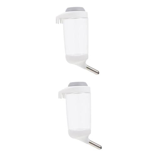 GRIRIW 2St Kleiner Trinkbrunnen für Haustiere doppelt Hund Rennmaus Konstante Düse nager trinkflasche nagetier trinkflasche Futterautomat für Haustiere Haustier hängende Wasserflasche PVC GRIRIW 2St Kleiner Trinkbrunnen für Haustiere doppelt Hund Rennmaus Konstante Düse nager trinkflasche nagetier trinkflasche Futterautomat für Haustiere Haustier hängende Wasserflasche PVC von GRIRIW