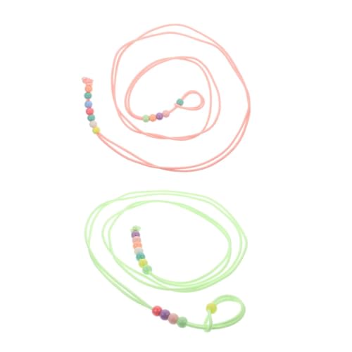 GRIRIW 2Stücke Eidechsen Traktionsseil Einstellbare Längeneinstellung Und Flexibles Outdoor Seil Für Reptilien Nachtleuchtendes Design von GRIRIW