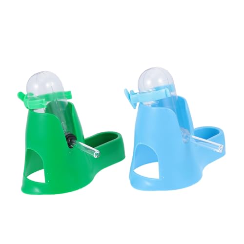 GRIRIW Hamster-Futter Und Wasser 2 Stück Haustier-wasserbrunnen Automatischer Wasserspender Sky- Hellgrün Käfig-wasserbrunnen GRIRIW Hamster-Futter Und Wasser 2 Stück Haustier-wasserbrunnen Automatischer Wasserspender Sky- Hellgrün Käfig-wasserbrunnen von GRIRIW