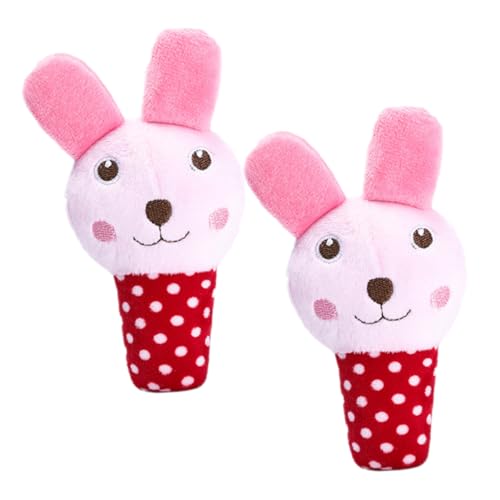 GRIRIW 2stücke Plüsch-hundespielzeug Molar Rabbit Form Kauspielzeug Zur Zahnpflege Geräuschfunktion Für Hunde Und Katzen Rosa GRIRIW 2stücke Plüsch-hundespielzeug Molar Rabbit Form Kauspielzeug Zur Zahnpflege Geräuschfunktion Für Hunde Und Katzen Rosa von GRIRIW