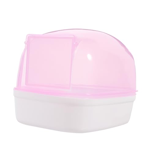 GRIRIW 2Stücke Transparente Hamster Mit Automatischer Tür Kunststoff Hamsterboxen Für Hygienische Pflege Von Haustierhamstern von GRIRIW