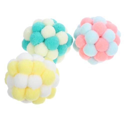 GRIRIW 3 Stück Katzenglockenball Katzenspielzeugbälle Hüpfball Kratzball Für Katzen Und Kätzchenbedarf Katzenkratzbrett Katzenkratzball Katzenkratzball Kratzball Für Kätzchen Plüsch GRIRIW 3 Stück Katzenglockenball Katzenspielzeugbälle Hüpfball Kratzball Für Katzen Und Kätzchenbedarf Katzenkratzbrett Katzenkratzball Katzenkratzball Kratzball Für Kätzchen Plüsch von GRIRIW