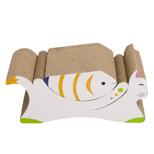 GRIRIW 3 Stück Katzenkratzbrett dreiteiliges Set katzenkratzmatte kratzmatte für Katzen Katzenkratzlounge Kratzer Kratzbaum für Katzen kratzunterlage für Katzen Wellpapier Khaki GRIRIW 3 Stück Katzenkratzbrett dreiteiliges Set katzenkratzmatte kratzmatte für Katzen Katzenkratzlounge Kratzer Kratzbaum für Katzen kratzunterlage für Katzen Wellpapier Khaki von GRIRIW