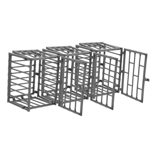 GRIRIW 3stücke Miniatur Käfig Modell Aus Kunststoff Exquisiten Details Feiner Verarbeitung Langlebig Mini Haus Dekoration Schlafzimmer Wohnzimmer Küche Basteln Junge Mädchen von GRIRIW