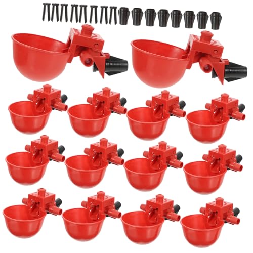 GRIRIW Automatische Hühnertränke 30 Stück Trinkbecher Aus Abs-Material Für Tauben Hühner Und Vögel Einfach Zu Bedienen Und Sicher GRIRIW Automatische Hühnertränke 30 Stück Trinkbecher Aus Abs-Material Für Tauben Hühner Und Vögel Einfach Zu Bedienen Und Sicher von GRIRIW
