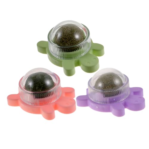 GRIRIW 3st Katzenminze Bälle Katzenbissspielzeug Katzenminze-wandbälle Katzenspielzeug Zur Selbstunterhaltung Mit Katzenminze Leckbare Kugeln Kätzchen Rotieren Haustier PVC Halterung GRIRIW 3st Katzenminze Bälle Katzenbissspielzeug Katzenminze-wandbälle Katzenspielzeug Zur Selbstunterhaltung Mit Katzenminze Leckbare Kugeln Kätzchen Rotieren Haustier PVC Halterung von GRIRIW