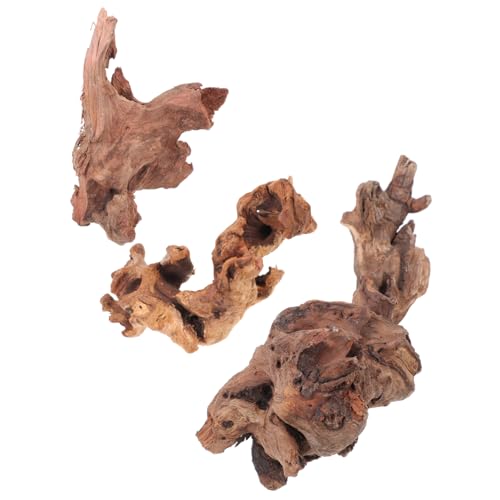 GRIRIW 3Stücke Aquarium Stumpfschmuck Unterwasserdekoration Für Aquarien Landschaftsdekoration Aus Holz Für Nano Und Aquascaping Projekte von GRIRIW