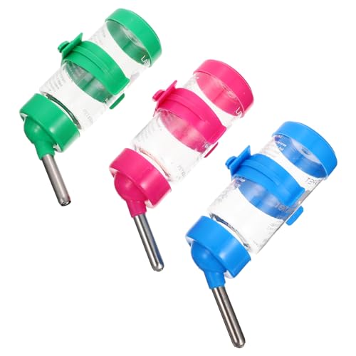 GRIRIW 3stücke Hamster-wasserflasche Praktische Chinchilla-Flasche Hängende Hamster-tränke Automatische Wasserzufuhr Für Kleine Haustiere Langlebiges Und Sicheres Material Für GRIRIW 3stücke Hamster-wasserflasche Praktische Chinchilla-Flasche Hängende Hamster-tränke Automatische Wasserzufuhr Für Kleine Haustiere Langlebiges Und Sicheres Material Für von GRIRIW