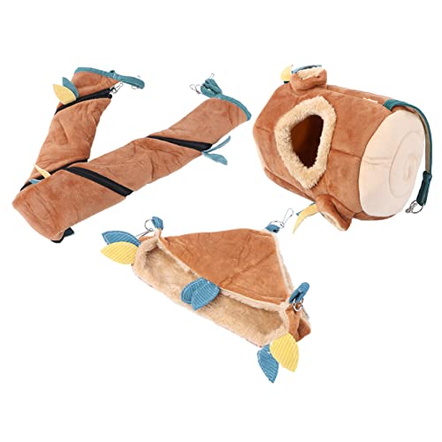 GRIRIW 3stücke Hamster Hängematte Spielzeug Design Schaukel Bett Für Kleintiere Chinchillas Meerschweinchen Ratten Rennmäuse Sicher Bequem von GRIRIW