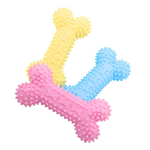 GRIRIW 3Stücke Hundekauspielzeug Aus Kreatives Knochen Design Für Hunde Zahnpflege Und Spielspaß Haustierspielzeug Für Welpen Und Kleine Hunde GRIRIW 3Stücke Hundekauspielzeug Aus Kreatives Knochen Design Für Hunde Zahnpflege Und Spielspaß Haustierspielzeug Für Welpen Und Kleine Hunde von GRIRIW