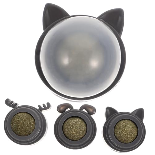 GRIRIW 3Stücke Katzenfischkugel Mit Katzenminze Multifunktionale Tierkopf Form Natürliche Katzenminze Spielzeuge Für Katzen Fördert Spaß Und Zahnpflege Für Katzen Und Kitten GRIRIW 3Stücke Katzenfischkugel Mit Katzenminze Multifunktionale Tierkopf Form Natürliche Katzenminze Spielzeuge Für Katzen Fördert Spaß Und Zahnpflege Für Katzen Und Kitten von GRIRIW