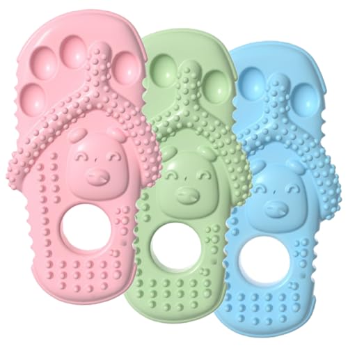 GRIRIW 3Stücke Kauspielzeug Für Molar Slipper Form Zahnpflege Und Kau Für Haustiere Hundezubehör Und Matcha GRIRIW 3Stücke Kauspielzeug Für Molar Slipper Form Zahnpflege Und Kau Für Haustiere Hundezubehör Und Matcha von GRIRIW