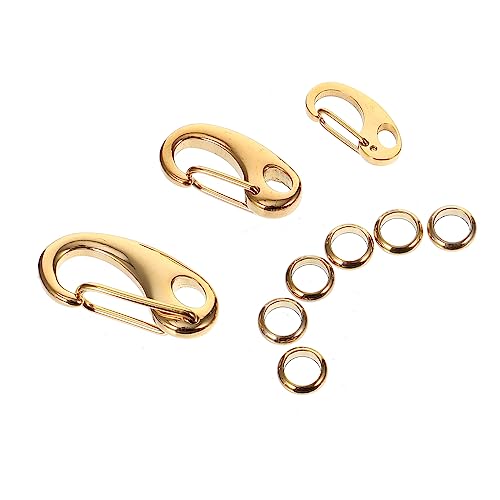 GRIRIW 3stücke Anhänger-Clip Für Hundemarken Und Katzenmarken Mit Ringen Für Haustierhalsband Und Geschirr Leicht Und Robust Anti-Verlust-Funktion von GRIRIW