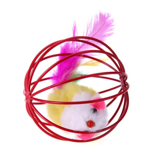 GRIRIW 3stücke -förmiges Käfigspielzeug Mit Gefangenem Mäuse-Design Für Katzen Fördert Spielverhalten Und Schützt Möbel Farbe Zufällig GRIRIW 3stücke -förmiges Käfigspielzeug Mit Gefangenem Mäuse-Design Für Katzen Fördert Spielverhalten Und Schützt Möbel Farbe Zufällig von GRIRIW