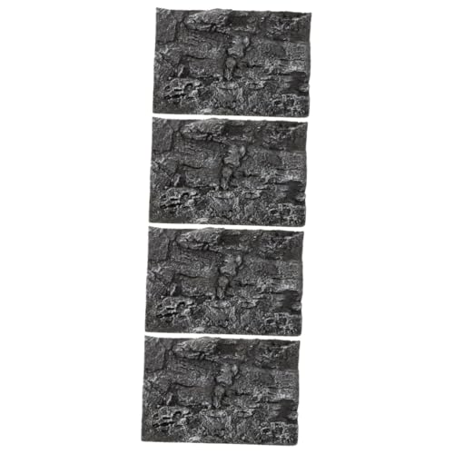 GRIRIW 4 Stücke Aquarium Hintergrund Reptil Tank Hintergrund 3D Felsen Design Leichte Kompakte Ihre Tank Ästhetik GRIRIW 4 Stücke Aquarium Hintergrund Reptil Tank Hintergrund 3D Felsen Design Leichte Kompakte Ihre Tank Ästhetik von GRIRIW