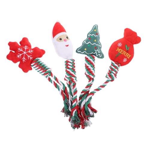 GRIRIW Hundespielzeug Weihnachts-haustierspielzeug-Set Molar-kauspielzeug Welpenspielzeug Tragbares Hundekauspielzeug GRIRIW Hundespielzeug Weihnachts-haustierspielzeug-Set Molar-kauspielzeug Welpenspielzeug Tragbares Hundekauspielzeug von GRIRIW
