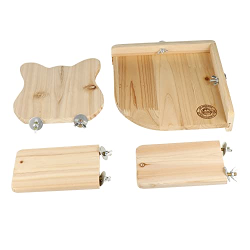 GRIRIW 4 Stück Sprungbrett für Eichhörnchen automatisch Hamsterbälle Streifenhörnchen Autos Hamsterhaus Hamster hamsterspielzeug Pet Present Haustierbedarf Hamster-Sprungbrett Holz GRIRIW 4 Stück Sprungbrett für Eichhörnchen automatisch Hamsterbälle Streifenhörnchen Autos Hamsterhaus Hamster hamsterspielzeug Pet Present Haustierbedarf Hamster-Sprungbrett Holz von GRIRIW