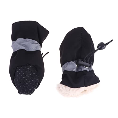 GRIRIW Welpenstiefel Welpenschuhe 4 Stück Haustier Hund Draussen Atmungsaktive Socken Hundestiefel GRIRIW Welpenstiefel Welpenschuhe 4 Stück Haustier Hund Draussen Atmungsaktive Socken Hundestiefel von GRIRIW