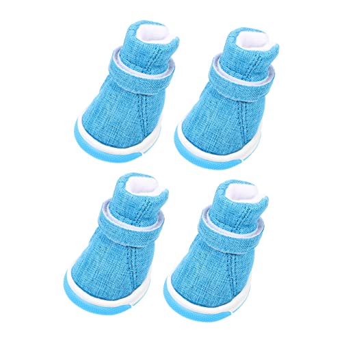 GRIRIW 4Stücke Atmungsaktive Hundeschuhe rutschfeste Pfotenschutzstiefel Für Outdoor Aktivitäten Für Pflegeleicht Und Bequem GRIRIW 4Stücke Atmungsaktive Hundeschuhe rutschfeste Pfotenschutzstiefel Für Outdoor Aktivitäten Für Pflegeleicht Und Bequem von GRIRIW