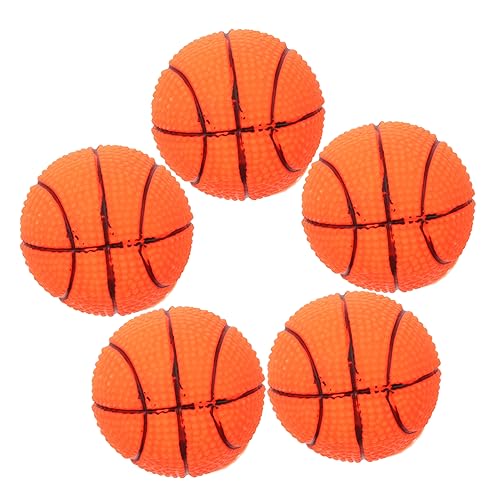 GRIRIW Basketball-Hundespielzeug quietschendes Hundespielzeug für Welpen Hunde-Basketballbälle für lustigen Spielspaß GRIRIW Basketball-Hundespielzeug quietschendes Hundespielzeug für Welpen Hunde-Basketballbälle für lustigen Spielspaß von GRIRIW