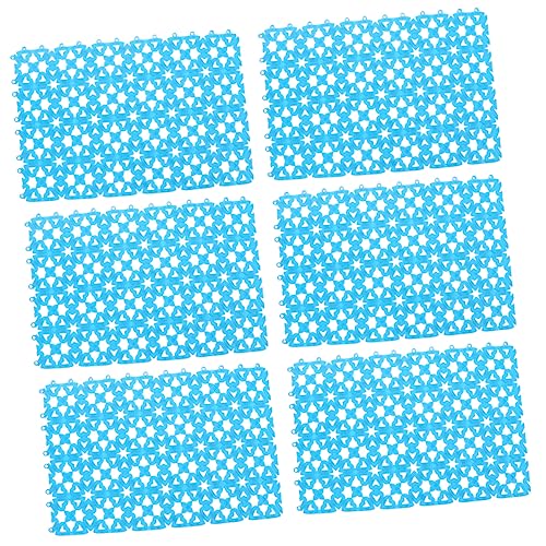 GRIRIW 6 Stück Badezimmermatte wasserdichte Hundematte Unterlage bathme badematte antirutschmatten antirutschmatte für Teppich rutschfeste Fußmatten Kaninchenkäfig Kissen Plastik Blue GRIRIW 6 Stück Badezimmermatte wasserdichte Hundematte Unterlage bathme badematte antirutschmatten antirutschmatte für Teppich rutschfeste Fußmatten Kaninchenkäfig Kissen Plastik Blue von GRIRIW