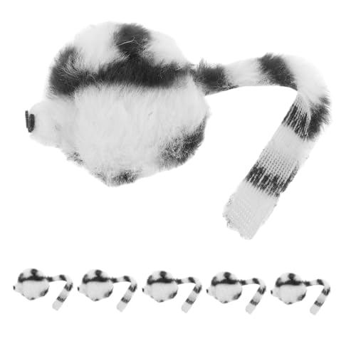 GRIRIW 6 Stück Mit Katzenminze Gefüllte Plüschmaus Für Das Zahnen Und Selbstspielen Von Kätzchen, Süße Ausgestopfte Mäuse, Spielzeug, Kätzchen Unterhalten, Mauspuppe GRIRIW 6 Stück Mit Katzenminze Gefüllte Plüschmaus Für Das Zahnen Und Selbstspielen Von Kätzchen, Süße Ausgestopfte Mäuse, Spielzeug, Kätzchen Unterhalten, Mauspuppe von GRIRIW