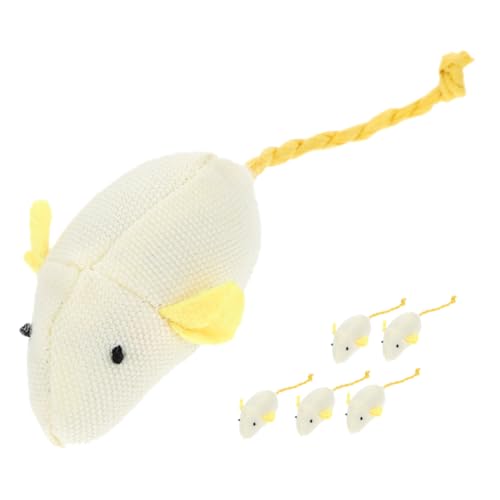 GRIRIW 6Stücke Teiliges Kätzchen Spielzeugset Aus Weichem Plüsch Interaktive Mäuse Für Katzen Jagen Kauen Und Fördert Aktivität Und Spaß Für Kleine Haustiere GRIRIW 6Stücke Teiliges Kätzchen Spielzeugset Aus Weichem Plüsch Interaktive Mäuse Für Katzen Jagen Kauen Und Fördert Aktivität Und Spaß Für Kleine Haustiere von GRIRIW