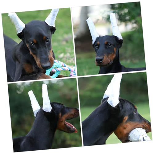 GRIRIW 8 Stück Teiliges Hundeohr stützset mit Klebeband Weiche Schaumstoff ohrenstäbe zur Sanften Aufrichtung Langlebig und Formbeständig Geeignet für Welpen und Große Hunde als von GRIRIW