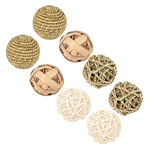 GRIRIW 8stücke Hamster Kauspielzeug Molar Spielzeug Für Kleintiere Und Spielzeug Für Meerschweinchen Kaninchen Und Ratten Fördert Gesunde Zähne Und Spielspaß von GRIRIW