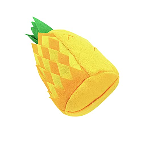 GRIRIW Ananasspielzeug Für Haustiere Hundespielzeug Mit Quietschschwanz Ananas Kauspielzeug Bananenstecker Kabel Robustes Quietschspielzeug Für Hunde Samt Zahnbürste Und Zahnpasta GRIRIW Ananasspielzeug Für Haustiere Hundespielzeug Mit Quietschschwanz Ananas Kauspielzeug Bananenstecker Kabel Robustes Quietschspielzeug Für Hunde Samt Zahnbürste Und Zahnpasta von GRIRIW
