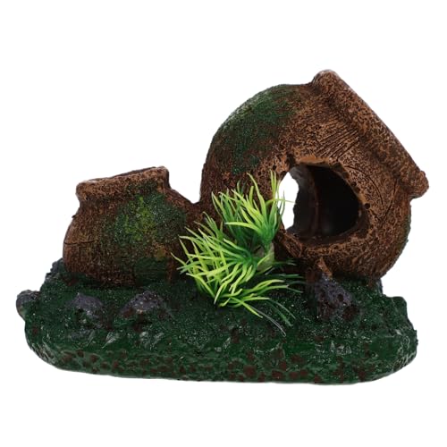 GRIRIW Aquarium Harz Höhlendekoration Für Garnelen Und Fische Lebensechtes Versteck Robust Und Langlebig Für Aquarien Und Tischdekoration GRIRIW Aquarium Harz Höhlendekoration Für Garnelen Und Fische Lebensechtes Versteck Robust Und Langlebig Für Aquarien Und Tischdekoration von GRIRIW