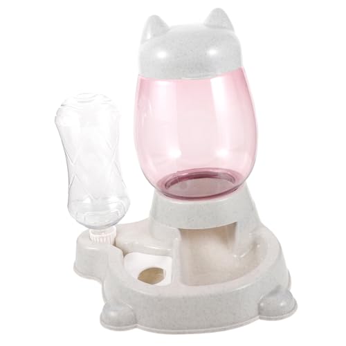 GRIRIW Automatischer Futter und Wasserspender für Haustiere Multifunktionaler Futterautomat für Katzen und Hunde für Innenbereich Zeitsparend und Einfach zu Befüllen von GRIRIW