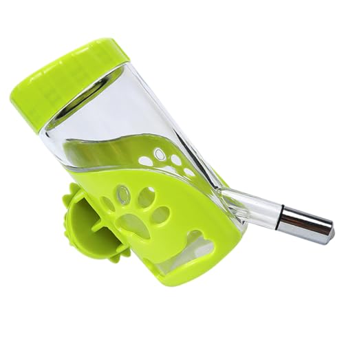 GRIRIW Wasserspender für Haustiere Aus Sicherem Material Wasserspender für Hunde Haustierzubehör Hängende Wasserspender für Haustiere 350 Ml Grün von GRIRIW