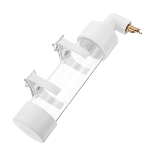 GRIRIW Automatischer Vogelwasserspender für Sittiche Nymphensittiche Kanarienvögel Transparent Einfacher Wasserbehälter für Käfige und Wände für Vogelbesitzer und Tiergeschäfte von GRIRIW