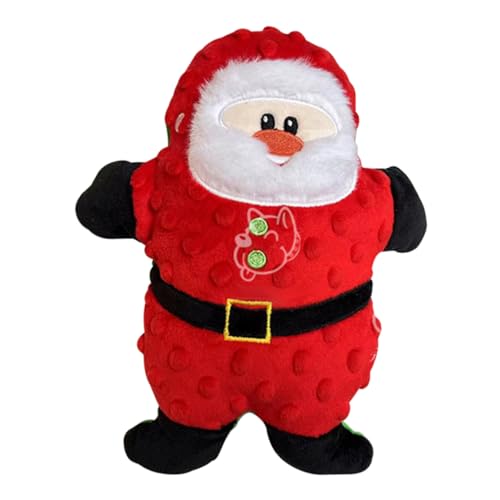 GRIRIW Weihnachtliches Hundespielzeug Aus üsch Rentiere Und Weihnachtsmann Design Quietschendes Kauspielzeug Für Welpen Und Hunde Ideal Für Training Und Zahnpflege Langlebig Und GRIRIW Weihnachtliches Hundespielzeug Aus üsch Rentiere Und Weihnachtsmann Design Quietschendes Kauspielzeug Für Welpen Und Hunde Ideal Für Training Und Zahnpflege Langlebig Und von GRIRIW