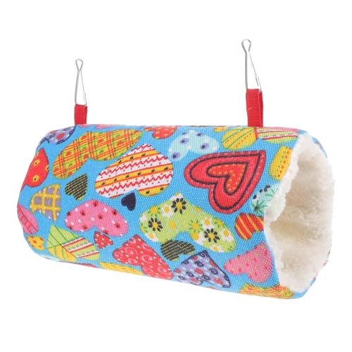 GRIRIW Bequemer Hamster Tunnel Versteck Nest für Kleine Haustiere Hängematte für Frettchen Meerschweinchen und Chinchillas eine Gemütliche Spielumgebung von GRIRIW