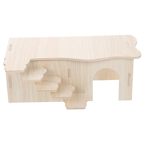 GRIRIW Bite House Käfig Rattenversteck Tier Entzückendes Hamsterhaus Aus Holz von GRIRIW