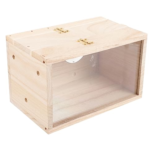 GRIRIW Box Für Wellensittiche Vogelhaus Mittelgroße Und Kleine Sittiche Zubehör Für Terrarien Zuchtbox Mit Langem Sichtbares Taubennest Vogelkäfighaus Vogelspielzeug Für von GRIRIW