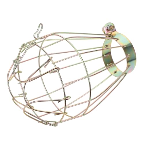 GRIRIW Box Verbrühungsdraht Lampenabdeckung Nachtlicht Wärmebirnenkäfig Vintage Lichtkäfig Klemmlampe Flaschenlampe Klemmleuchte Pendelleuchte Igel Lampenschirme Deckenlampen von GRIRIW