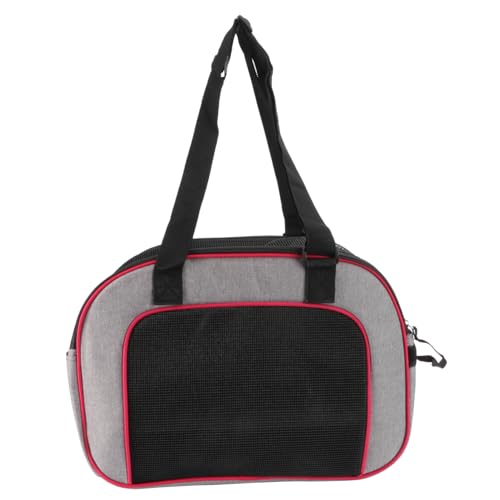 GRIRIW Faltbare Haustiertragetasche für Hunde und Katzen Rote Strapazierfähige Handtasche für Aufbewahrung von Tierzubehör und Futter Leicht zu Transportieren und Praktisch für Outdoor GRIRIW Faltbare Haustiertragetasche für Hunde und Katzen Rote Strapazierfähige Handtasche für Aufbewahrung von Tierzubehör und Futter Leicht zu Transportieren und Praktisch für Outdoor von GRIRIW